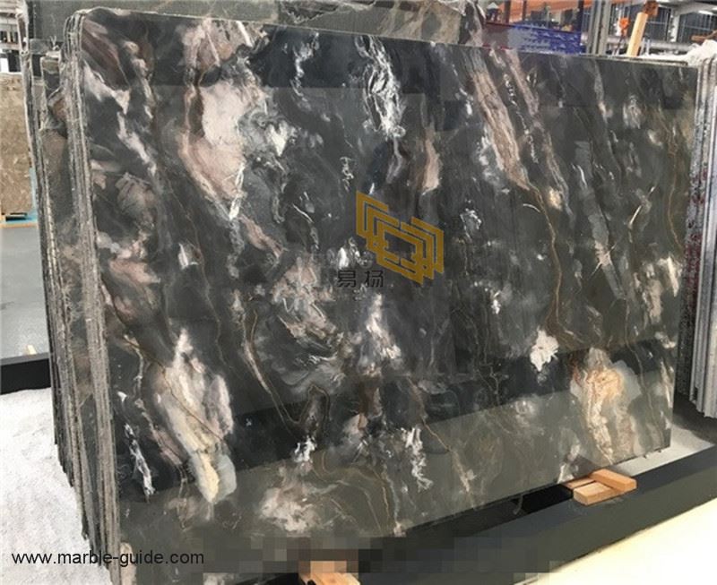Phantom black marble slab 02