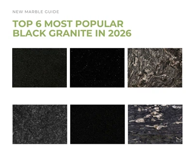 Top 6 der beliebtesten schwarzen Granite im Jahr 2026