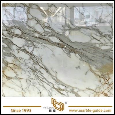 Beliebte Calacatta Gold Marmorplatte Tischplatte