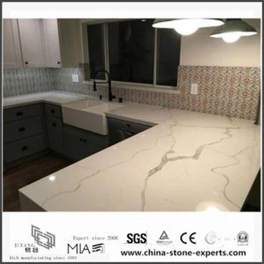 Die beliebtesten weißen Quarz Countertopfarben für Küchendesign