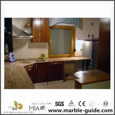 Indien günstig Shiva Gold Granitplatten für Küche Countertops/Fliesen