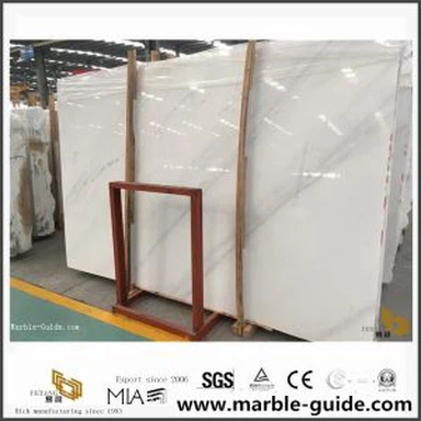Orientalische weiße Marmorplatten für Wandfliesendekoration