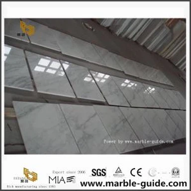 Ostweiße Marmor schneiden Fliesen für Bodenbeläge und Wandfliesen