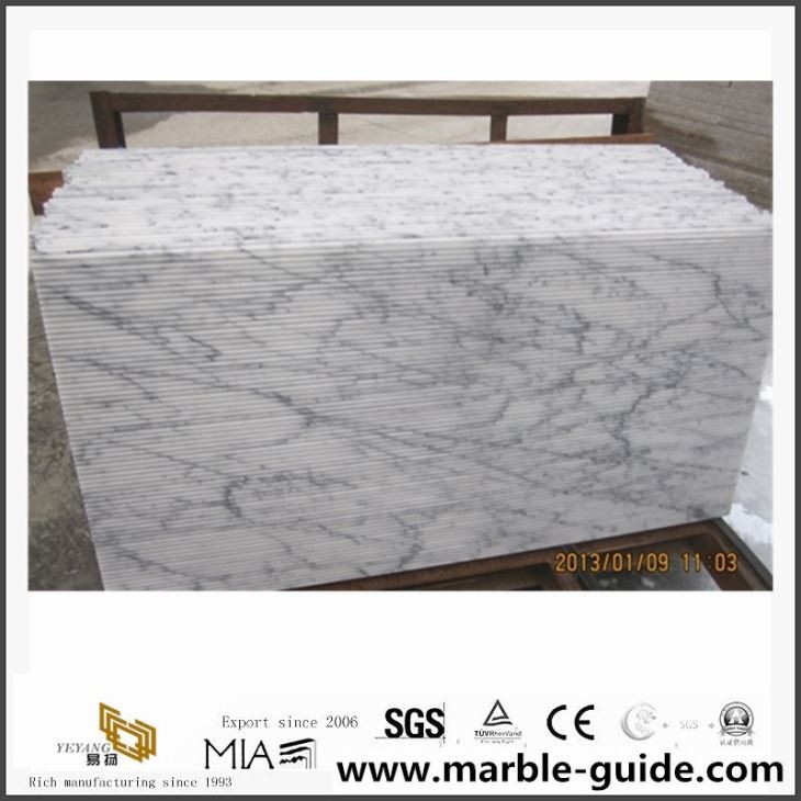White Marble Colors Bianco Statuario Marble Slabs For Indoor Design
